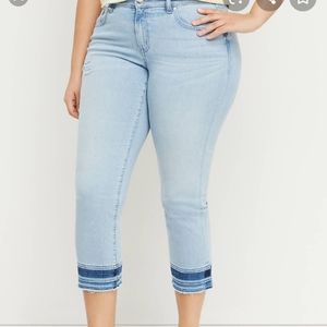 Lane Bryant High Rise Crop Jeans